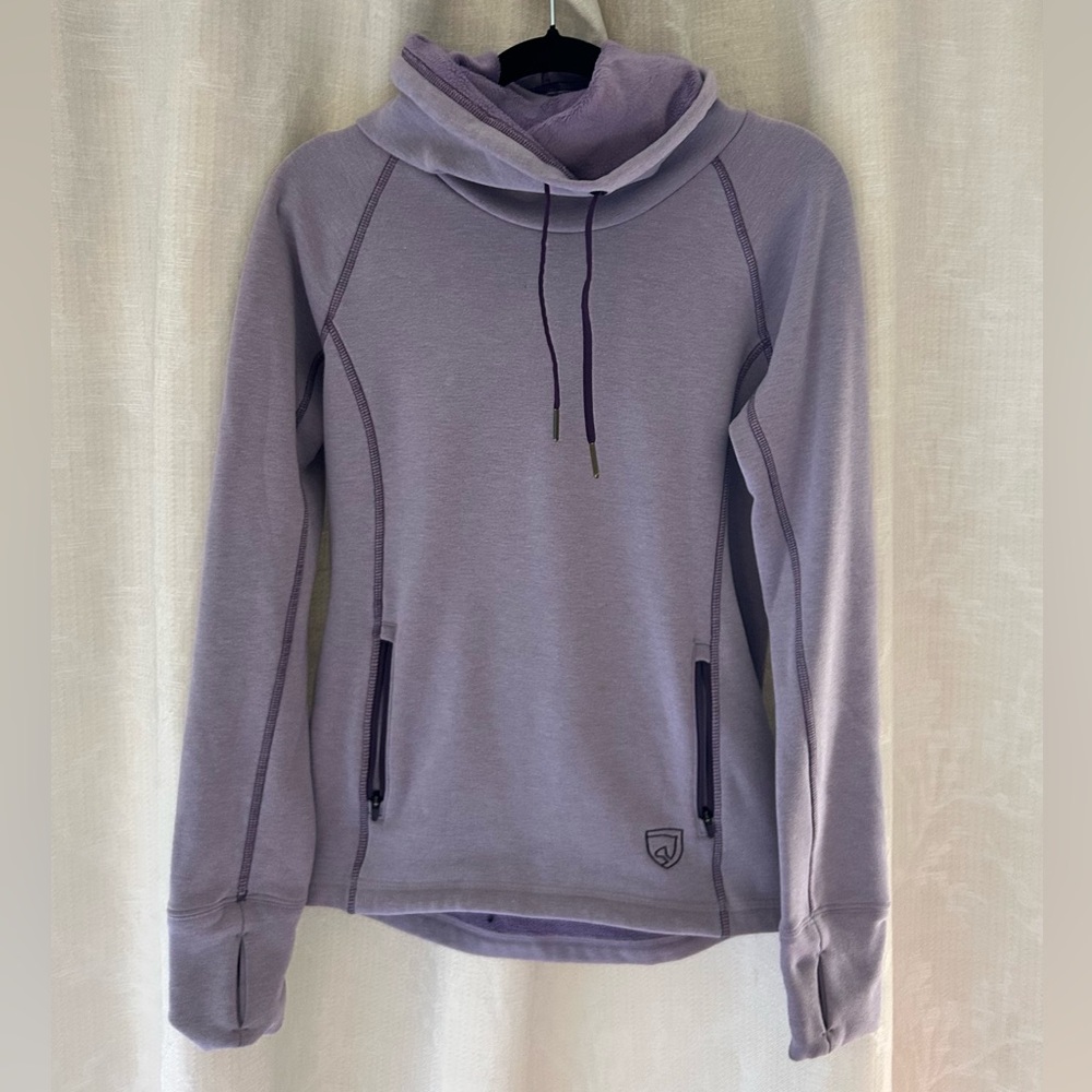 Noble Equestrian purple fleece sweatshirt